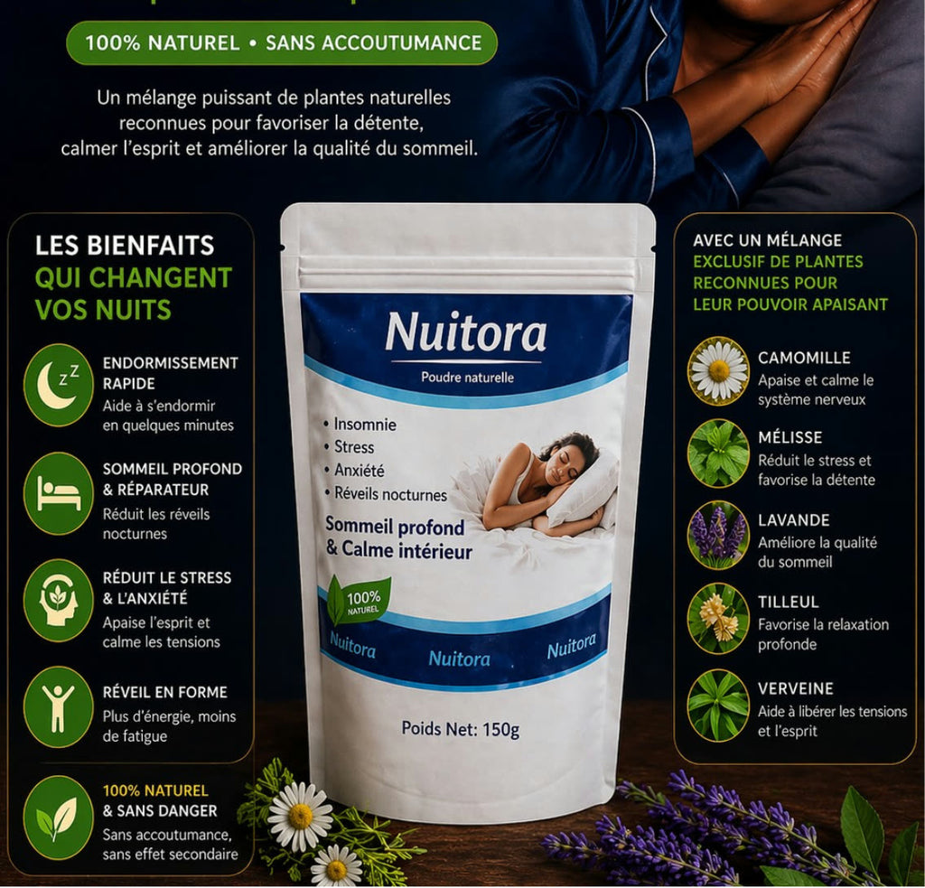 Nuitora, composition et plantes