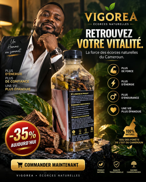 VIGOREA Naturel, écorces de l'Est du Cameroun